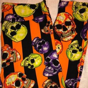 Lularoe HALLOWEEN SKULL leggings! TC2